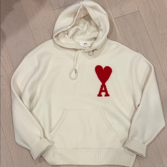 Ami Alexandre Mattiussi Other - Ami Alexandre Mattiussi Off-White Knit Sweater